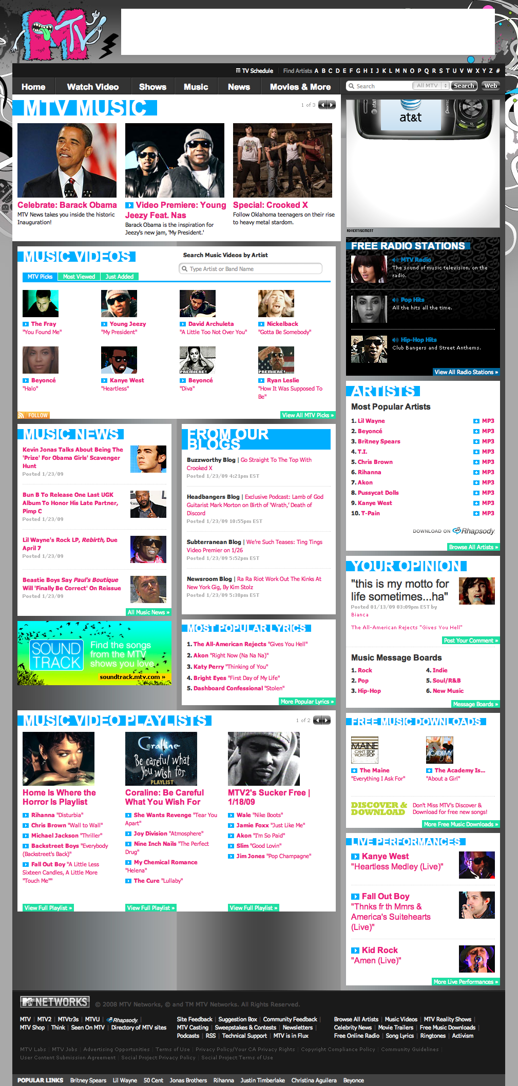 Music Videos, Artist Playlists, Free Downloads, Lyrics | Music | MTV